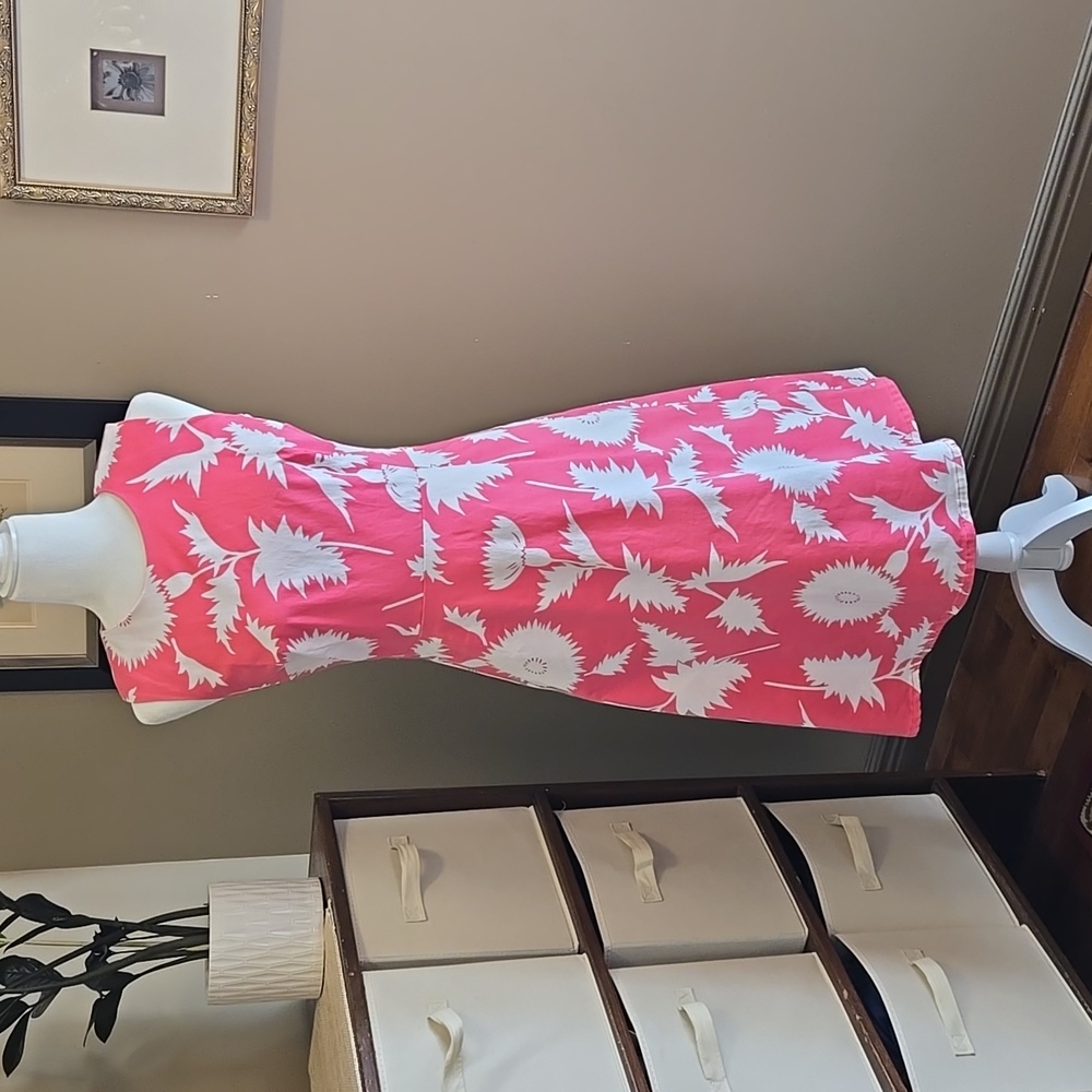 EUC Wms Isaac Mizrahi for Target Pink/White Floral Dress Size 6